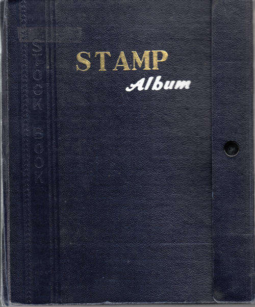 Black 200X250MM  stock book 18 sided 6 clear strips per side filled with used Swaziland, see below