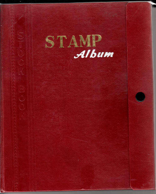 Red Stock book  in super condition filled with 18 sides 6 strips per side of Canadian used stamps