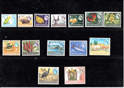 Southern Rhodesia 1964 definitive issue MNH full set