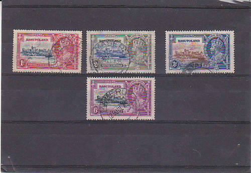 Basutoland very fine used set KGV Silver Jubilee