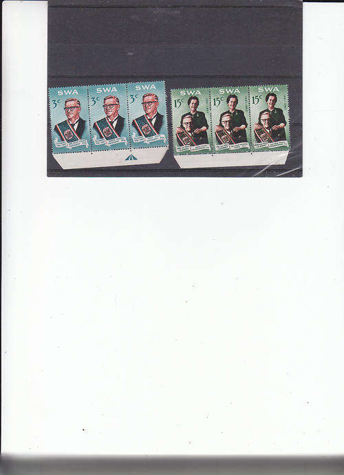 South West  Africa MNH set Swart Commemoration