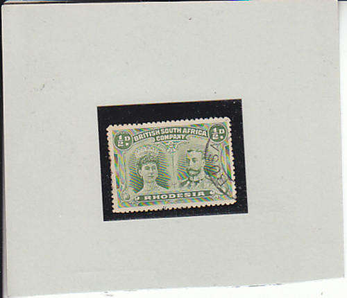 BSACo halfpenny used fine Rusape cancel