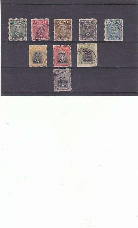 BSACo very fine used KGV definitive selection