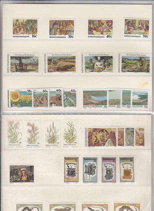 Bophuthatswana MNH selection