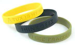 rubber bracelet