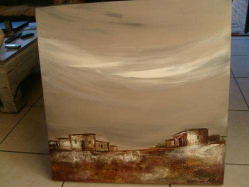 AWESOME!! LEON DE KLERK ACRYLIC ON CANVAS 80 X 80CM PERFECT CONDITION