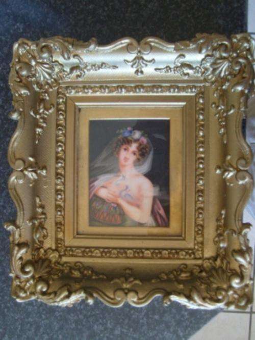 STUNNING!!!! EARLY 19TH CENTURY(1810-1830) MINITURE WATERCOLOUR ON IVORY IN ORIGINAL FRAME