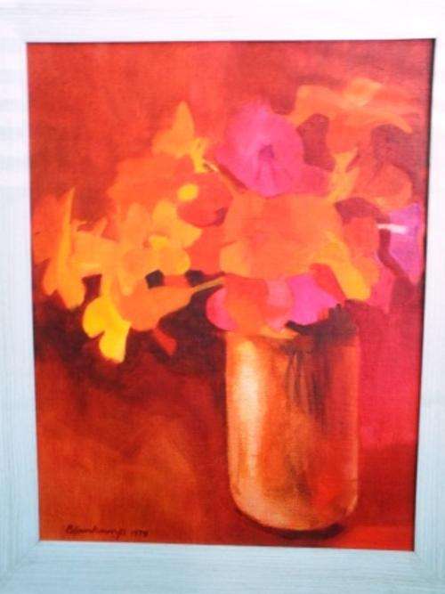 GREAT INVESTMENT!! PAUL BLOMKAMP OIL ON BOARD DATED 1975 460mm X 360mm VALUE R9500