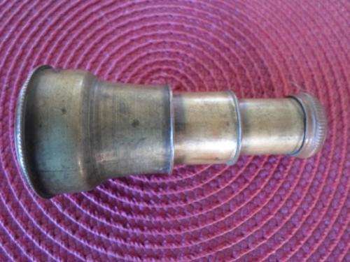 AWESOME!!! ANTIQUE BRASS POCKET TELESCOPE CIRCA 1900