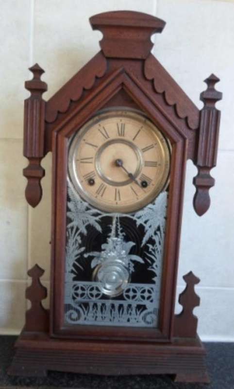 GORGEOUS!! LATE 19TH CENTURY ANSONIA MANTLE CLOCK 100% WORKING CONDITION!!