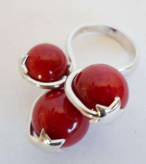 MAGNIFICENT!! LARGE STERLING SILVER ADJUSTABLE DESIGNER RING 13.5g