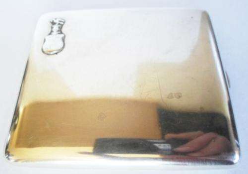 VERY RARE!! VINTAGE HERMES GES.GESCH STERLING SILVER CIGARETTE CASE 126.9gr VALUE R3500