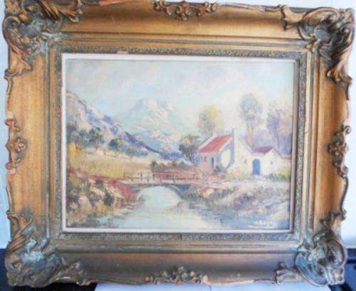 WOW!! ADELIO ZAGNI ZEELIE OIL ON BOARD TITLED" TERUMA DEL CAPO" 400 X 300mm  VALUE R6500