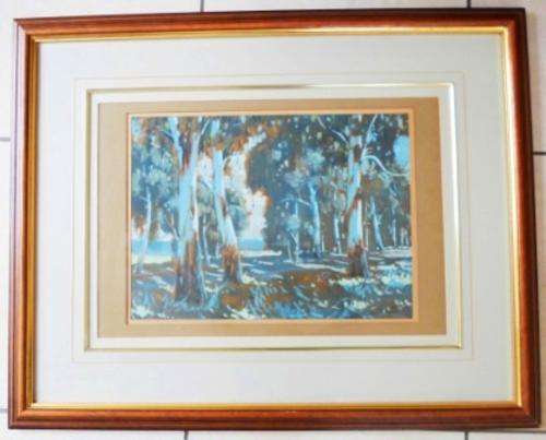 WOW! LARGE SYDNEY CARTER GOUACHE TITLED "ROAD TO PRETORIA" 510 X 370mm VALUE R6500