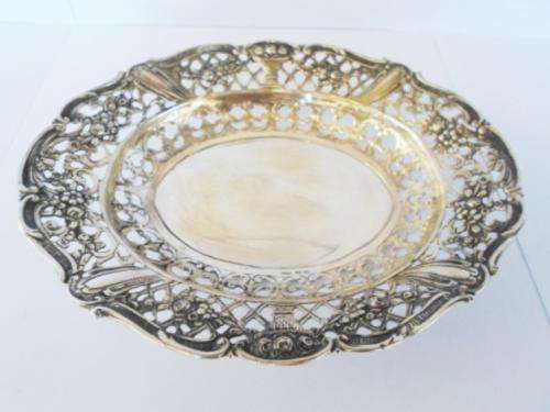 BEAUTIFUL!! VINTAGE GERMAN 835 SILVER BOWL WITH AMAZING DETAIL 106.1gr