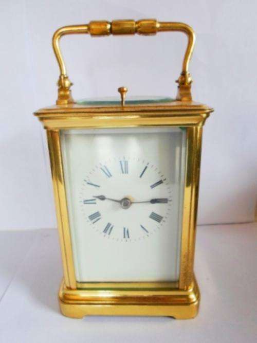 LOVELY!! LARGE EARLY 20th CENTURY REPEATER CARRIAGE CLOCK CIRCA 1915