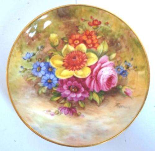 GORGEOUS!! RARE PRE 1920 ROYAL WORCHESTER SWEET DISH SIGNED THEEMAY
