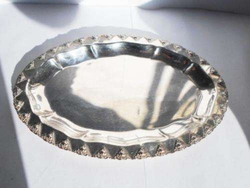 BEAUTIFUL!! VINTAGE STERLING SILVER TRAY WITH STUNNING EMBOSSED DETAIL 90gr
