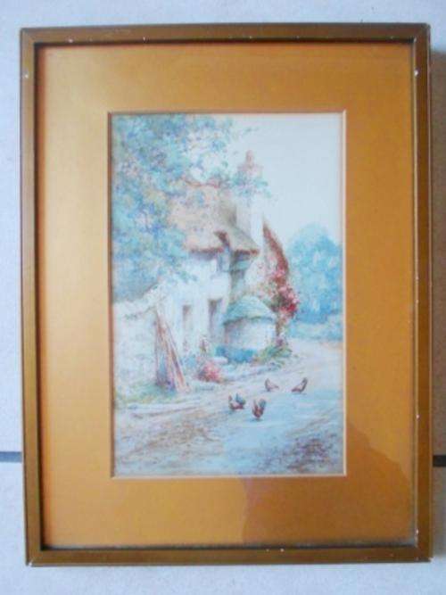 WOW!! FREDERICK PARR WATERCOLOUR 270mm X 170mm VALUE R3500