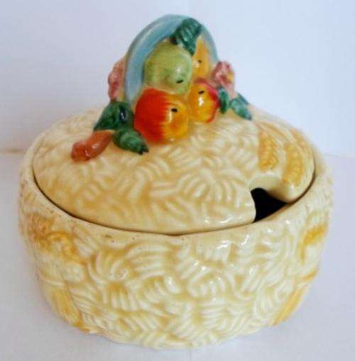 WOW!! 1930's CLARICE CLIFF CELTIC HARVEST PRESERVE POT