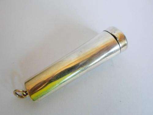 LOVELY!! 1906 BIRMINGHAM SILVER CIGAR HOLDER CASE BY SAMUEL M LEVI 20gr