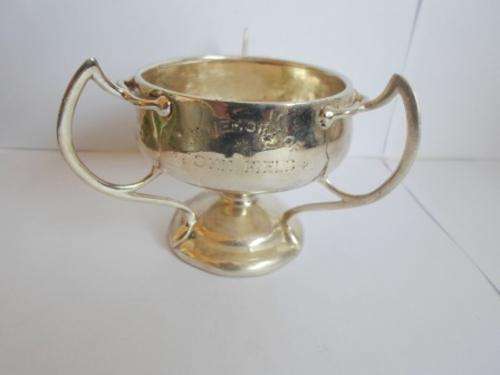 WOW!! HALLMARKED SILVER LOVING CUP FOR RESTORATION 62.1gr