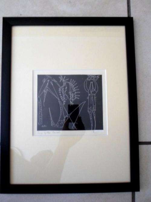 WOW!! WALTER BATTISS SILKSCREEN PRINT TITLED "SONG OF THE COUCAL" VALUE R3000