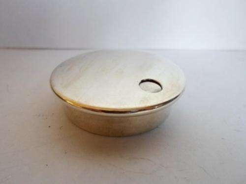 GORGEOUS!! HIGH QUALITY VINTAGE STERLING SILVER ROTATING LID PILL BOX, WOW!! 40gr