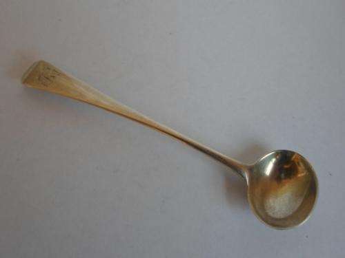 WOW!! 1795 LONDON SILVER MUSTARD SPOON BY WILLIAM ELEY I 9.5gr