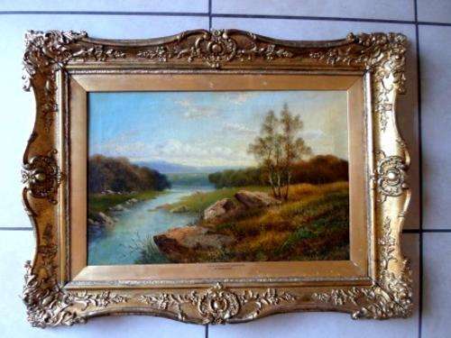 WOW!! 19th CENTURY BRITISH OIL ON CANVAS BY EDWARD NIEMANN (1813-1876), HIGH VALUE!! WOW!!