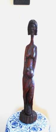 WOW!! AMAZING LARGE SOUTH AFRICAN SIGNED WOOD CARVING DATED '75, LOVELY PIECE!!