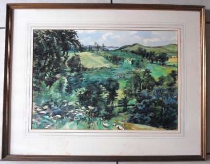 WOW!! SCOTTISH ARTIST JAMES REVILLE(1904-2000) MIXED MEDIA 545 X 370mm VALUE R4500 WOW!!