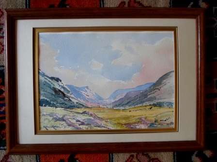 WOW!!! KOBUS KOTZE WATERCOLOUR ON PAPER DATED '91,   375 X 265mm VALUE R3500!! WOW!!