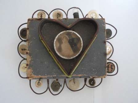 LOVELY!! WALL SCULPTURE BY SA ARTIST & JEWELLERY MAKER KAREN KAY DATED '01 WOW!! WOW!!