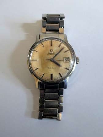 WOW!! VINTAGE CAL.565 OMEGA GENEVE AUTOMATIC MENS WATCH WITH ORIGINAL STRAP VALUE R3500 WOW!!