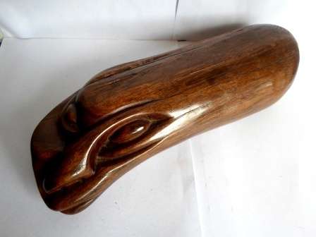 WOW!! WOOD SCULPTURE SIGNED BATA DATED '92 POSSIBLY BATA MARIANOV  WOW!!