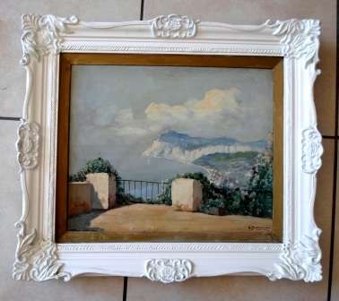 WOW!! STUNNING!! ITALIAN ARTIST A.BRUNO OIL ON CANVAS ON CANVAS 500 X 400mm WOW!!