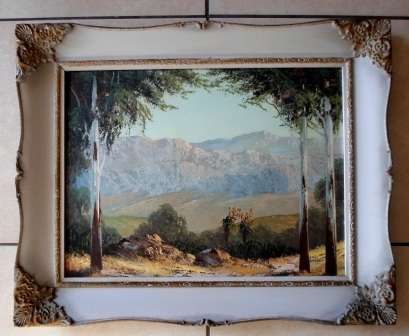 WOW!! BEAUTIFUL!! L. GIBSON LANDSCAPE OIL ON BOARD  610 X 460mm WOW!!
