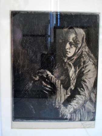 RARE!! ANDERS LEONARD ZORN(1860-1920) "MADDONA" ETCHING DATED 1900,  200 X 158mm VALUE R31000 WOW!!