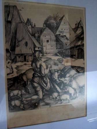 WOW!! RARE 19th CENTURY ALBRECHT DURER ENGRAVING 240 X 190mm  WOW!!