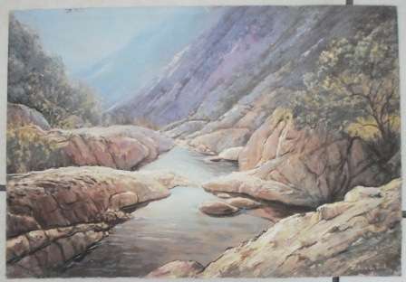 WOW!! JOHAN DU TOIT OIL ON CANVAS ON BOARD EXTRAODINARILLY PAINTED!! STUNNING!! 430 X 300mm WOW!!