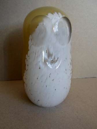 WOW!! VINTAGE WEDGWOOD GLASS OWL PAPERWEIGHT GORGEOUS!! WOW!!