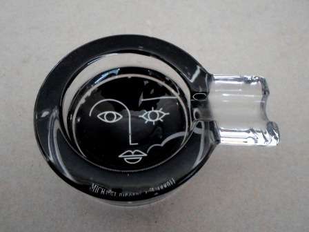 WOW!! RITZENHOFF DESIGNER GLASS ASHTRAY BY MICHAEL SIEGER WOW!!