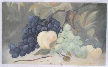 WOW!! ANTIQUE!! OLIVER CLARE, STILIFE  OIL ON CANVAS BOARD  380 X 225mm WOW!!