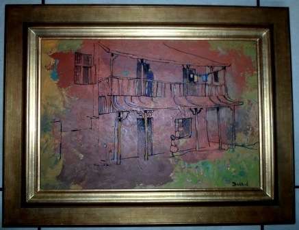 RARE!! ANTHONY STRICKLAND DISTRICT 6 "OLD HOUSE IN VERULAM" OIL,  500 X 350mm  VALUE R11500 WOW!!