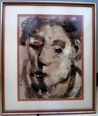 WOW!! HENNIE NIEMANN SNR CLOWN OIL ON PAPER,  320 X 250mm  VALUE R9800 WOW!!