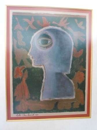 INVESTMENT!! BETTIE CILLIERS BARNARD OIL ON PAPER 620 X 460mm DATED '80  UNBEATABLE PRICE!! WOW!!