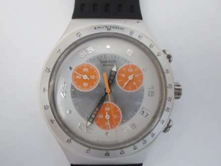 WOW!! SWATCH IRONY UNISEX WRISTWATCH 100% WORKING & IN AMAZING CONDITION!!