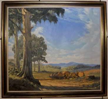 MAGNIFICENT!! ERICH FLEISCHMANN OIL ON CANVAS   740 X 660mm  VALUE R9500 BEST I HAVE SEEN BY FAR!!!