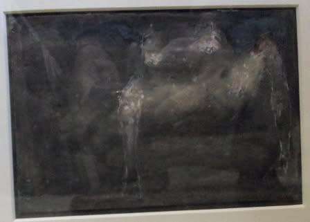 WOW!!  GAIL CATLIN NUDE OIL & GOUACHE ON PAPER  145 X 100mm VALUE R4950 WOW!!